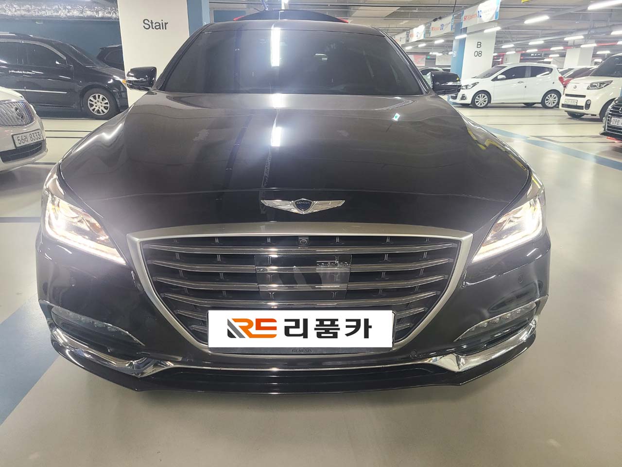 담배 냄새 없는 제네시스 G80 중고차