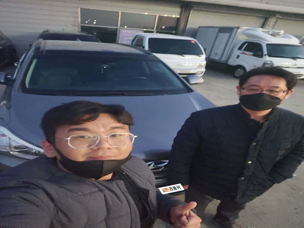 사이트에서 본 모습과 똑같아 선택한 싼타페DM 중고차